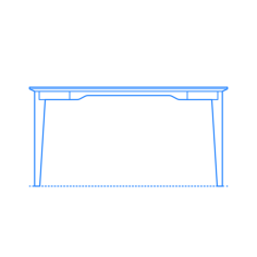 Furniture Dining Tables Lancaster Dining Table Rectangular Stencil Svg Vector, Free Vectors File